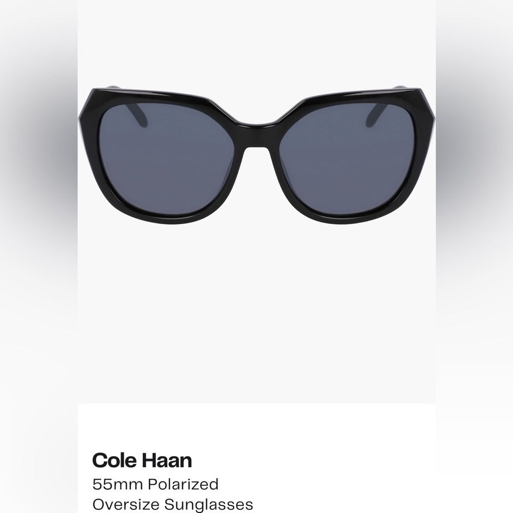 Cole Haan 55mm Polarized Oversized sunglasses